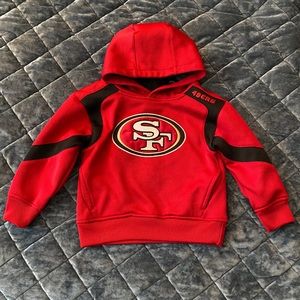 Kids neutral 49ers sweater